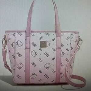 Hello Kitty Leather Handbag, Pink#